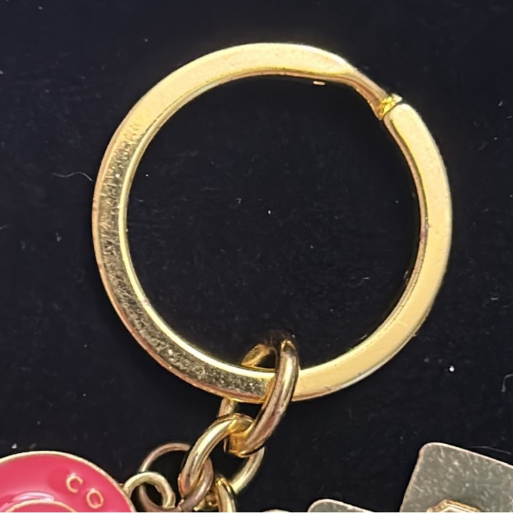 Coach Gold and Multi Colored Keychain - Picture 8 of 8